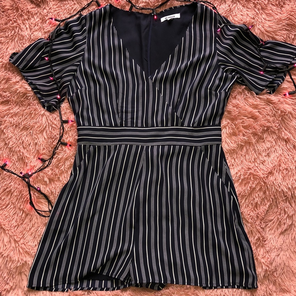 BB DAKOTA Navy Blue Romper